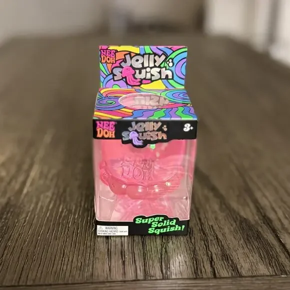 Schylling NeeDoh Jellysquish Jelly Fish Novelty Sensory Fidget Stress Relief Toy - Picture 13 of 14